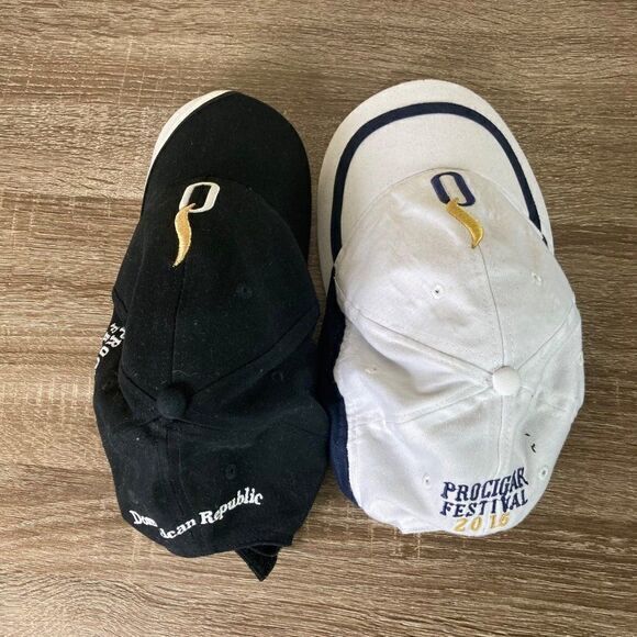 Cigar Hat Lot Cap Mens One Size Pro Festival 2016 Strapback Black Embroidered - Picture 7 of 10